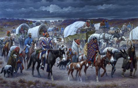 Il Trail of Tears: Drammatica migrazione forzata e devastante perdita di terre ancestrali per il popolo Cherokee